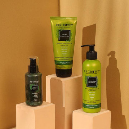 Hair Thickening Shampoo & Conditioner Bundle - Regrowz.in